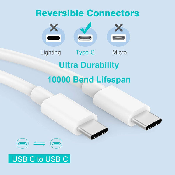 Fast Charger for iPhone 17 16 15, 3Pack USB C iPad Charge PD Fast Charger Block 6FT Long USBC to Type C i Phone Charging Cable Cord for iPhone 17