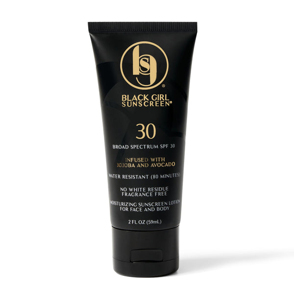 Black Girl Sunscreen SPF 30 for the Face & Body - Moisturizing Sun Protection, SPF 30, Sun Lotion for Women, Ultra Sheer, Travel Size Sunscreen,