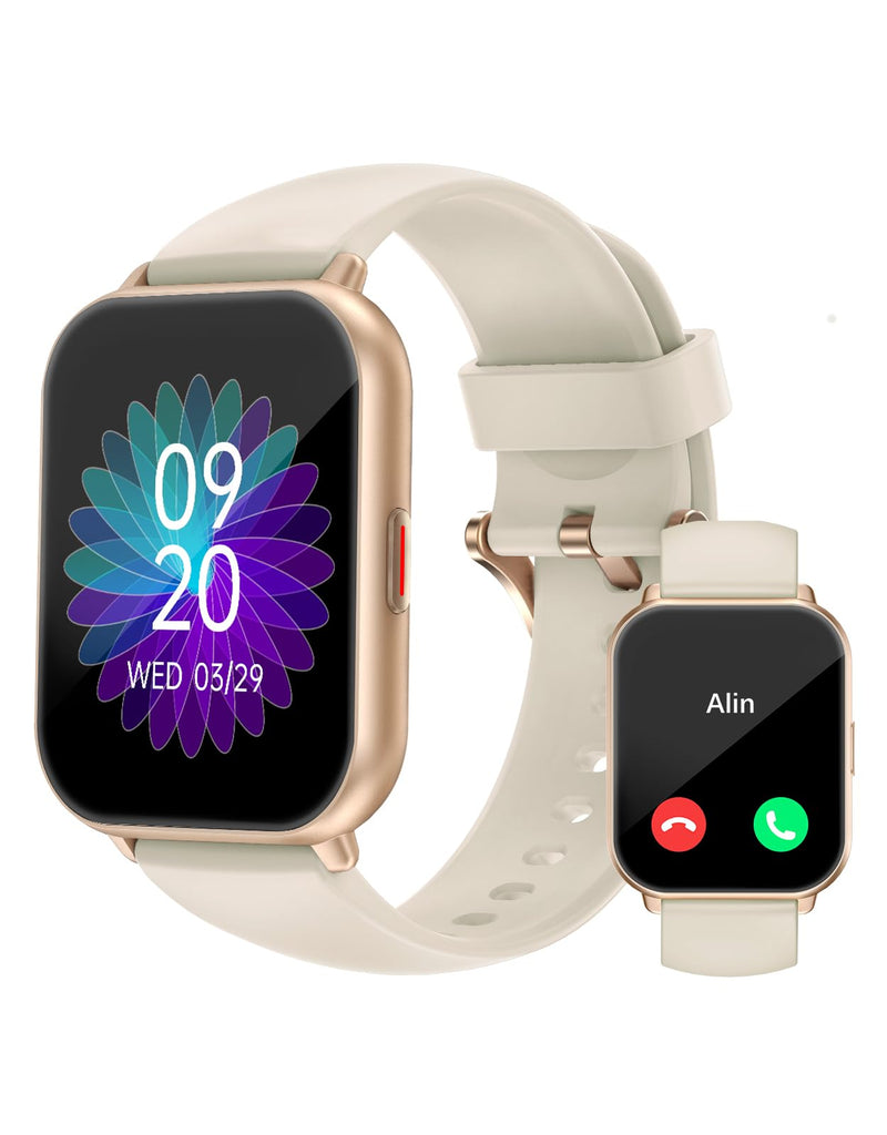 RUIMEN Smart Watches for Women Men (Answer/Make Calls), 1.8" Smartwatch for Ios/Android Phones, Fitness Tracker Heart Rate/Sleep Monitor Digital