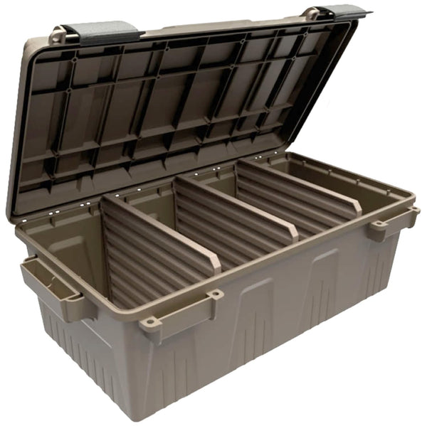 MTM ACDC30 Divided Ammo Crate Box, Made in USA, Lockable Ammo Storage Box