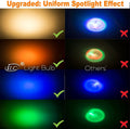 ILC GU10 LED Light Bulb 40 Watt Equivalent Color Changing 12 Colors 5W Dimmable Warm White 2700K RGB LED Light Bulbs with Remote Control (Pack of