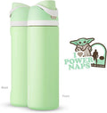 Owala Star Wars Freesip Insulated Stainless Steel Water Bottle with Straw for Sports and Travel, Bpa-Free Sports Water Bottle, 24 Oz, Stronger
