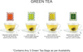 Octavius Tea Sampler Pack | 3 Assorted Green Tea | Cinnamon Anise/Lemon/Pure Green | Assortment Tea Sampler Variety Pack | 50 Bags | Perfect for