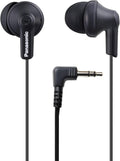 Panasonic Ergofit Wired Earbuds, 3.5Mm Jack In-Ear Headphones with Dynamic Crystal-Clear Sound and Soft Ergonomic Custom-Fit Earpieces (S/M/L),