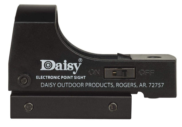 Daisy, Electronic Point Sight, 3/8" Dovetail Mount, 3-Volt Lithium Battery Included, with The Flip of A Switch, This Light Puts You On Target