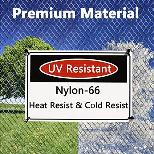Black Zip Ties Heavy Duty 20 Inch Outdoor, 250Lb Extra Large Cable Tie Wraps Long Plastic Wire Ties Wide Big Strong Thick Zipties 40 Pack