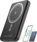 Magnetic Power Bank 5000Mah, Magnetic Portable Charger Fast Charging with Type-C Cable, Ultra Slim Magsafe Battery Pack, Magnetic Battery Pack for