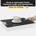 Plastic Clipboards, Black 8.5x11 Clip Board Black 1