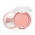 ETUDE Lovely Cookie Blusher - Peach Choux Wafers 4G | Glowing & Natural Powder Blush with Long-Lasting Sebum Control | Easy Application | Korean