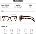 Kimorn Blue Light Blocking Glasses,Anti Eyestrain & UV Protection,Square Frame Glasses for Women and Men