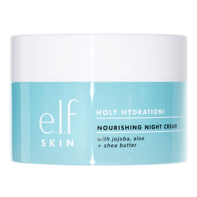 E.L.F. SKIN Holy Hydration! Nourishing Night Cream, Ultra-Hydrating Moisturizer,