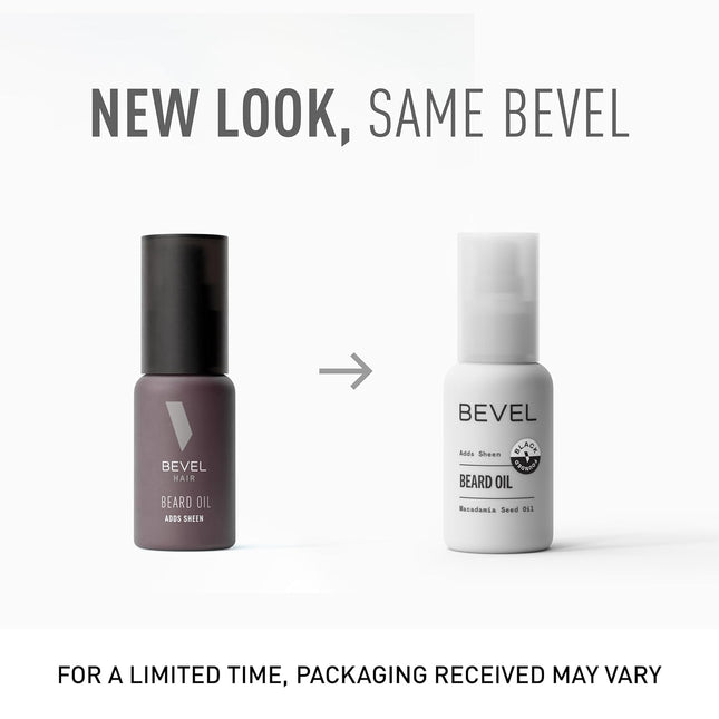 Bevel Beard Oil for Men - Moisturizing Beard Oil with Jojoba Oil and Argan Oil, 