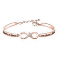 AKTAP Religious Christian Bracelet Sisters Christ are Sisters for Life Christening Baptism Gifts for Women Copper