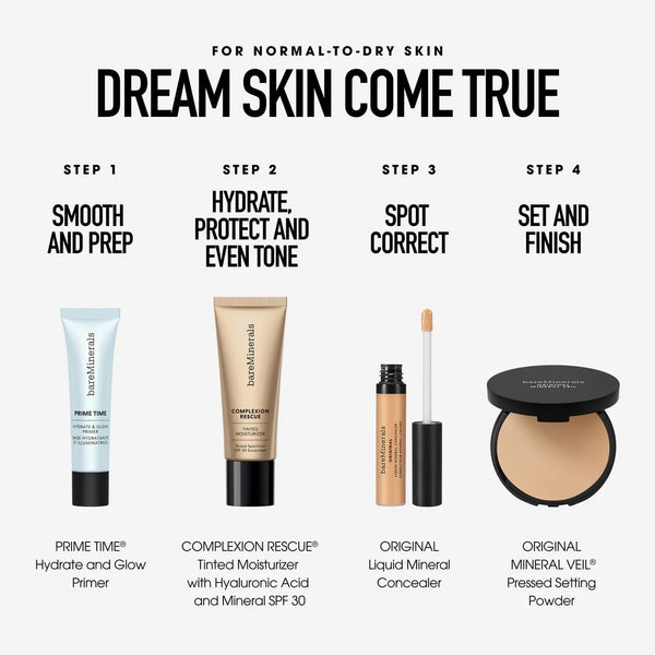 bareMinerals Original Pore Minimizing Gel Face Primer, Extends Makeup Wear, Minimizes the Look of Pores, Blurs Imperfections, Oil Control,