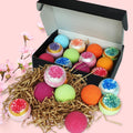 KAV Bath Bombs for Women Gift Set 12Pcs, All Natural Organic Bubble Home Spa Bathbomb Gift Set for Her, Wife, Girlfriend, Mother, Christmas,