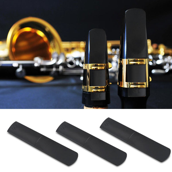 Alto Saxophone Reeds,Plastic Reeds For Alto Sax,3pcs Plastic Alto Saxophone Mouthpiece Reeds Strength 2.5 Repair Reed Accessory Black For Alto Sax