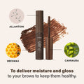 ETUDE Color My Brows - Natural Brown (4.5G) | Beeswax & Carnauba Wax | Eyebrow Mascara, Quickly Fixing Natural Eyebrow Makeup with Care Effect |
