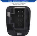 Mirror Control Switch Button Compatible with Ford F150 F250 F350 Excursion Expedition Escort Thunderbird Windstar Lobo Replaces F65Z17B676AB Front
