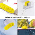 DELUX Microfiber Feather Duster Extendable Cobweb Duster with 100 inches Extra Long Pole, Bendable Head & Scratch-Resistant Hat for Cleaning