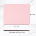 Hsurbtra Mouse Pad, Premium-Textured Square Mousepad 10.2 X 8.3 Inch, Stitched Edge Anti-Slip Waterproof Rubber Pretty Cute Computer Mat for