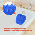 Shower Foot Cleaner Scrubber Massager, Foot Pain Tired Feet Relaxing Acupressure Mat for Shower Floor with Non-Slip Suction Cups, Increase