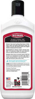 Weiman Glass Cooktop Heavy Duty Cleaner & Polish - Shines and Protects Glass/Ceramic Smooth Top Ranges with its Gentle Formula - 10 Oz., Clear 10