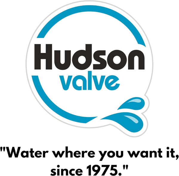 Hudson Valve 1/2" Self-Contained Automatic Water Float Valve VSG | Use for Pond Auto Fill, Livestock Tanks, Fountains, Troughs, Swimming Pools and