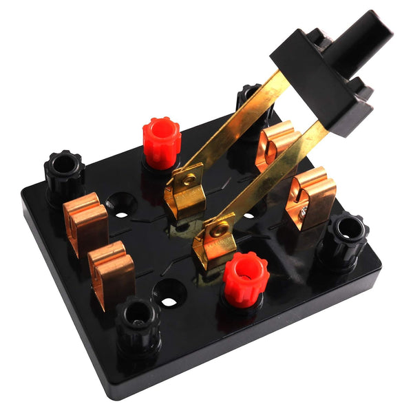 Double Pole Double Throw Electrical Switch, Knife Switch, Electricity Experimental Equipment, Teaching Instrument Used to Disconnect Two