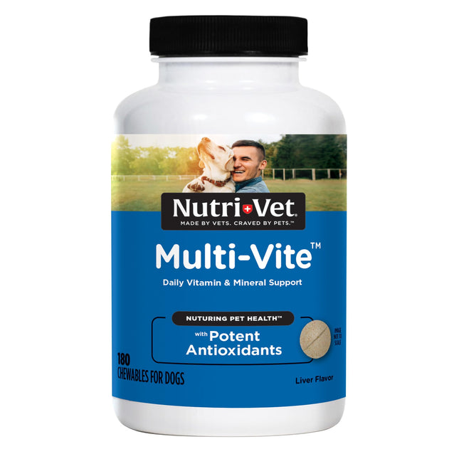Nutri-Vet Multi-Vite Chewables for Adult Dogs, Daily Multivitamin & Mineral Supp