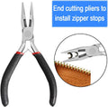 2-Pack Zipper Repair Kit - Install Pliers and Tool for Zipper Replacement, Hand Fix Tool