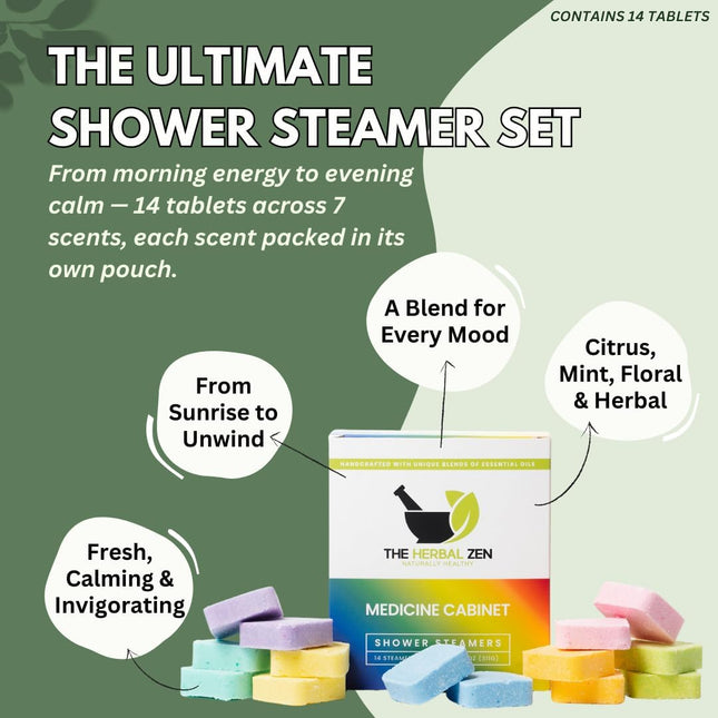 Shower Steamers Aromatherapy Variety Pack - Shower Bombs Made in the USA - Aroma