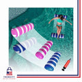 2-Pack Multi-Purpose Inflatable Pool Hammock - Saddle, Lounge Chair, Drifter; Water Hammock Lounge in Light Blue, Navy Blue Navy Blue,Pink