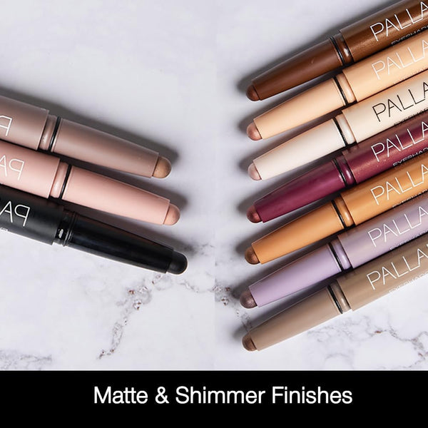 Palladio Waterproof Eyeshadow Stick, Silver Mauve Shimmer, Matte