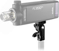 GODOX AD-E2 2-Pack Flash Holder Metal Bracket Mount with 1/4'' Screw Umbrella Holder for AD200 AD200Pro AD100Pro AD300 Pro 2 Pack
