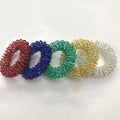 5Pcs Multicolor Finger Massage Rings Prickly Sensory Acupressure Ring, Color Professional Processed，Manual Massage Balls，Exercise One's Fingers