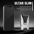 Slim Minimalist Wallet for Men with Money Clip - 15 Credit Card Holder RFID Wallet for Men - Front Pocket Mens Wallet with Compact Design - Easy