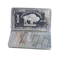 CMC 1 oz One Troy Ounce USA American Buffalo .999 Fine Aluminum, Nickel finish, Bullion Bar Al Element