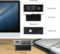 Conference Recessed Power Strip Socket with USB Ports,Table Power Strip,Desktop Charging Station with 2-Outlets and 2 USB Ports USB-A 2AC 2USB