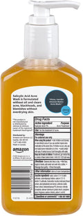 Amazon Basics Salicylic Acid Acne Wash, Unscented, 6 Fl Oz (Pack of 1)