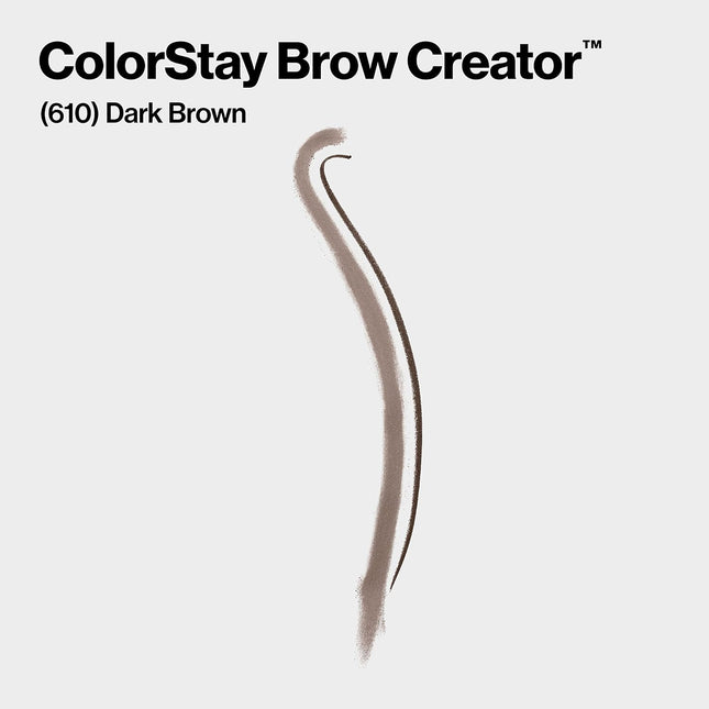 Revlon Eyebrow Pencil & Powder, Colorstay Brow Creator 2-In-1 Eye Makeup with Sp