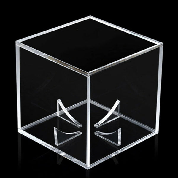 6 Pack Acrylic Baseball Case for Display, UV Protected Baseball Display Cube, Autographed Baseball Clear Display Case, Baseball Display Case for