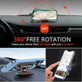 【2-Pack】 Magnetic Phone Holder for car, [ Super Strong Magnet][ with 4 Metal Plate ] iPhone Magnetic CarMount for Cell Phone, [ 360° Rotation ]
