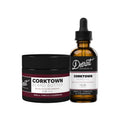 Detroit Grooming Co. Beard Oil & Beard Butter Bundle – Corktown (Vanilla, Tobacco & Cedarwood Scent) – Beard Hydration Set with Vitamin E &