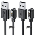 2-Pack 3.3-Feet Smart Watch Charger for Letsfit Willful YAMAY VeryFitPro 3-Ft 2pcs