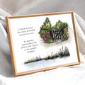 Threetols Autumn Tree Background Clear Stamps for Card Making Scrapbooking and Sentiment Words Transparent Silicone Stamps Photo Album Decor