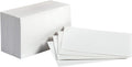 Amazon Basics Blank Index Cards for Studying and Note Taking, White, 3" x 5", 1000 Count (10 Pack of 100), 7.5 pt. Paper Weight 100 Count (Pack of