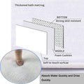 4Pcs Christmas Shower Curtain Sets Kids Bathroom Halloween Decor with 12 Curtain Hooks for Bathroom, Waterproof 71 x 71 inch (D3)