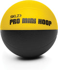 SKLZ Pro Mini Indoor Basketball Hoop with Ball, Over the Door, Shatter-Proof Backboard, Spring-Action Break-Away Steel Rim, Great for Home, Dorm