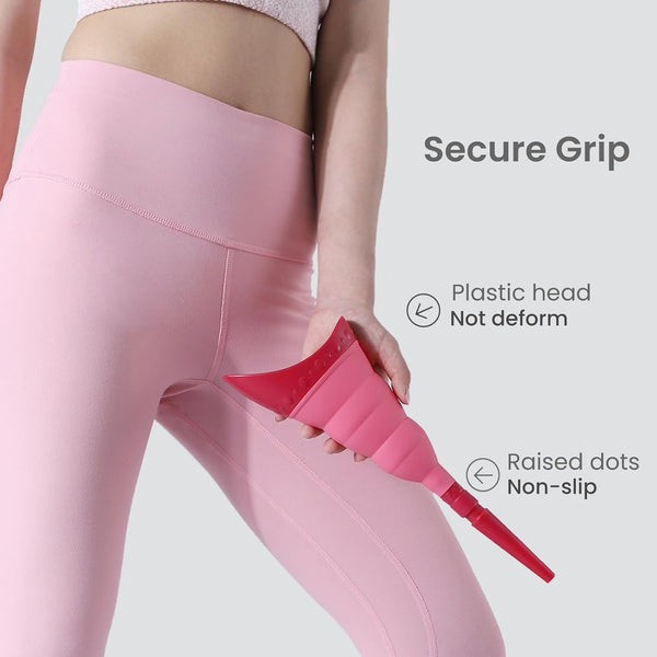 TRIPTIPS Pee Conch Foldable Female Urinal Device Portable Urinal for Women Pee Funnel for Women Travel, She Pee Cup for Women Stand to Pee Womens