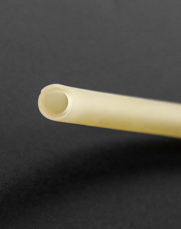 QWORK 10FT 1/4" OD 3/16" ID Natural Latex Rubber Tubing Surgical Tube for Home, Hospital, Laboratory